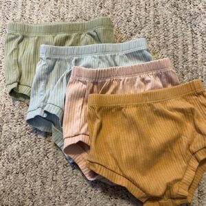 Cloud Island Ribbed Men Shorts Set - Green, Blue, Pink, Tan